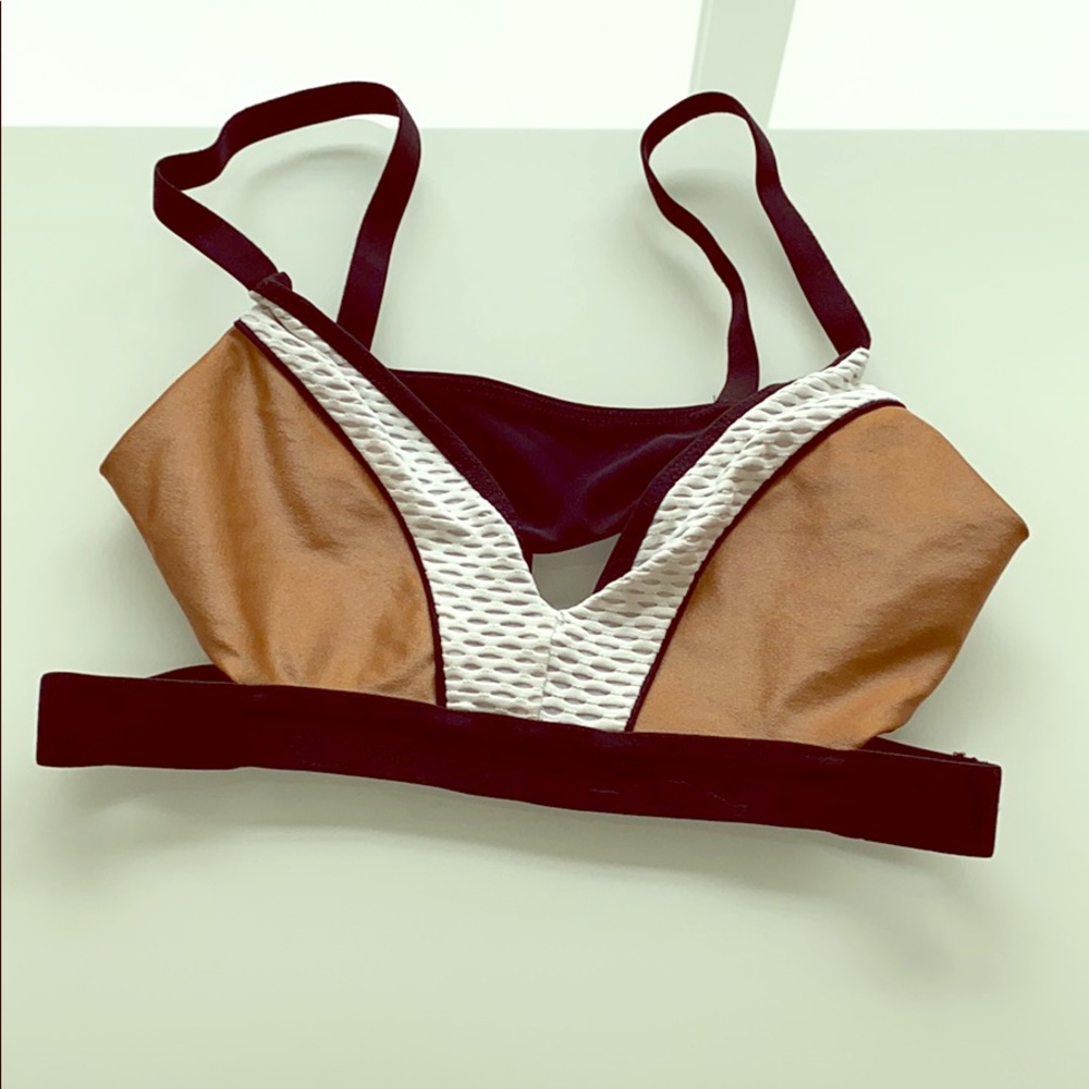 Koral limerence color block infinity sports bra